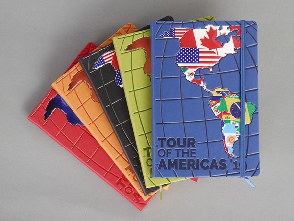 MIXED BRANDING ON JOURNAL - TOUR OF THE AMERICAS