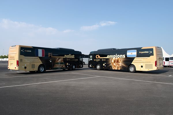 FLEET BRANDING FOR FIFA WORLD CUP QATAR 2022